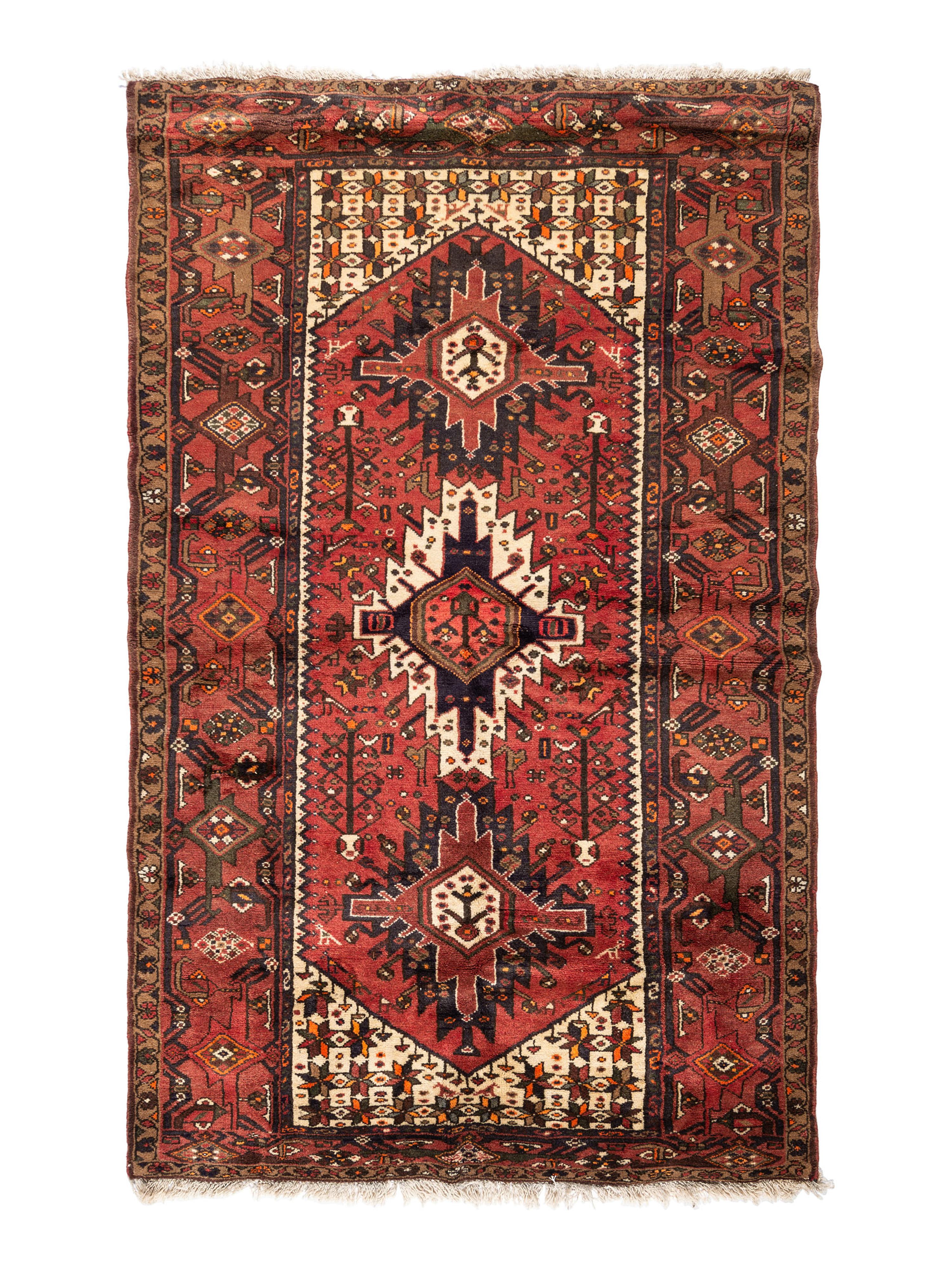 A Hamadan Wool Rug