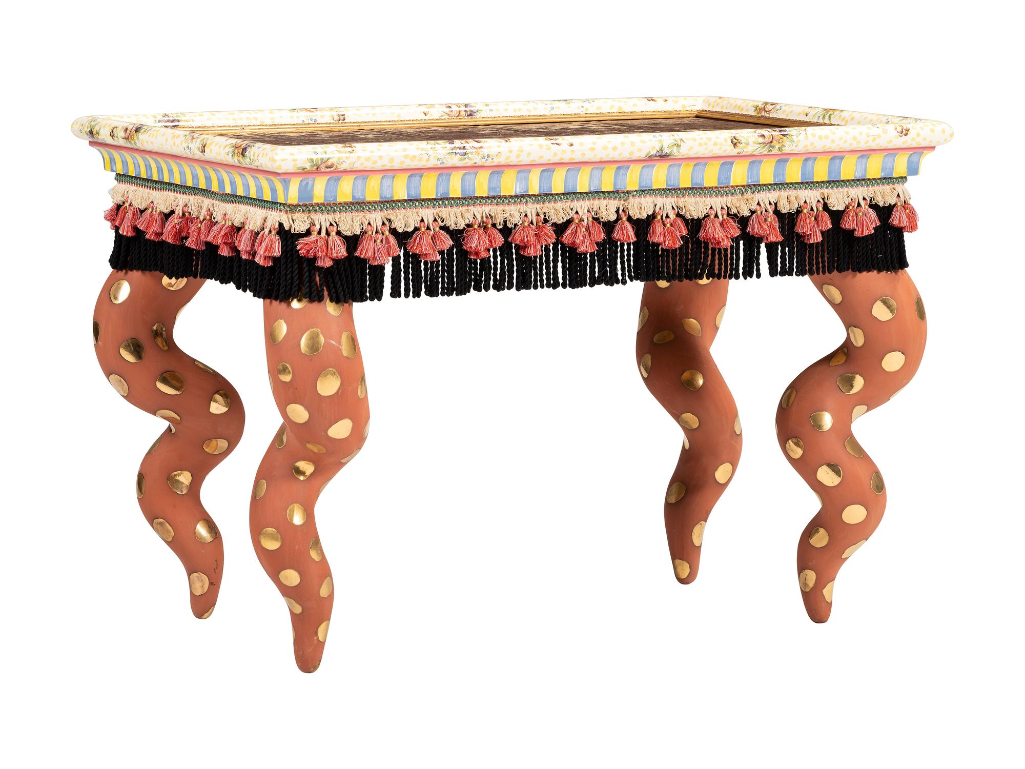 A Mackenzie-Childs Coffee Table