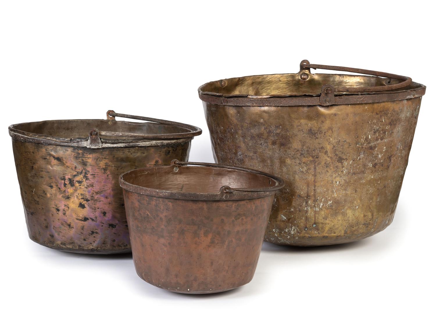 Hudson Bay Brass Trade Kettles