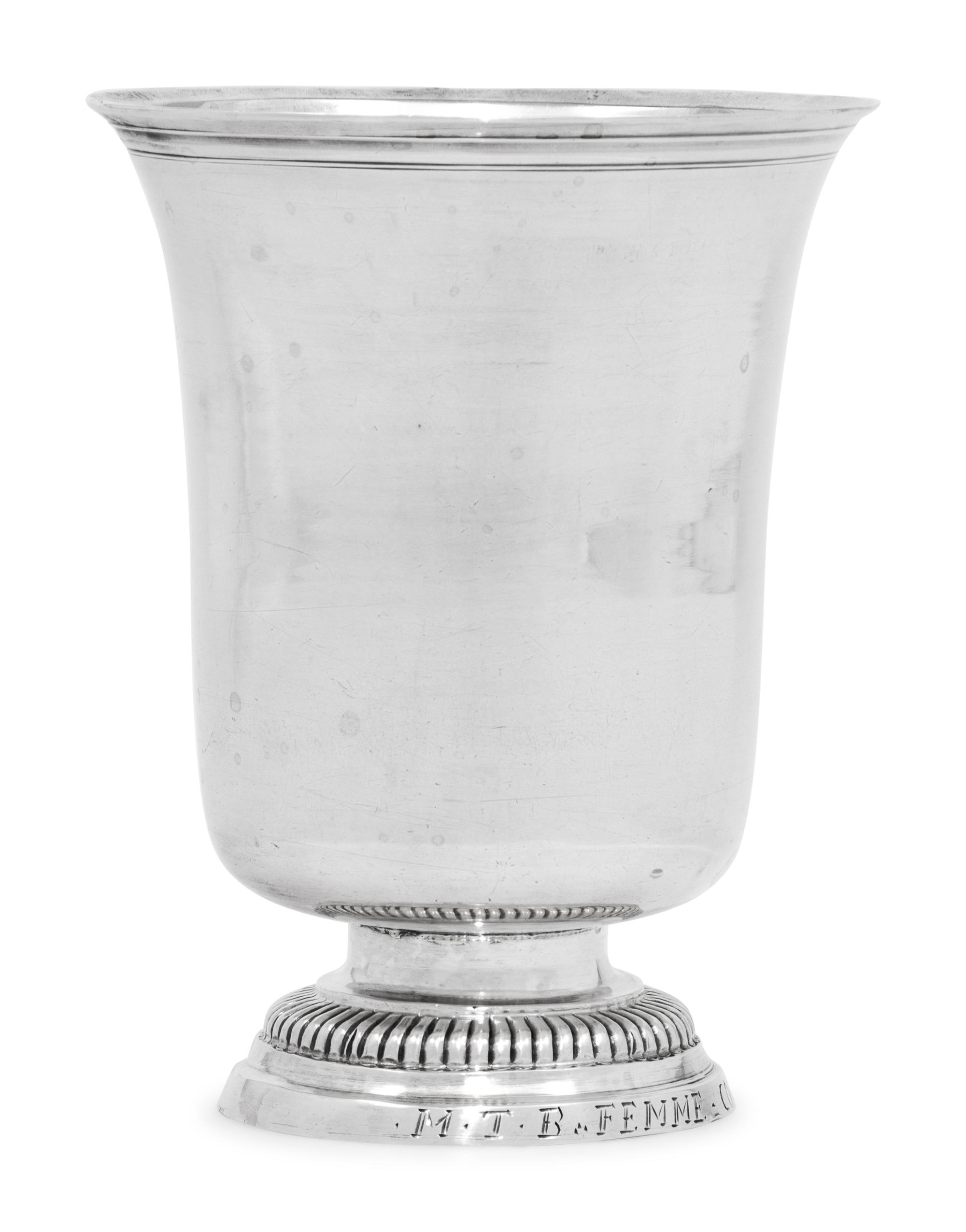 A Louis XV Silver Beaker