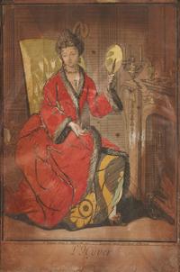 A collection of seven English and French portraits, 18th century