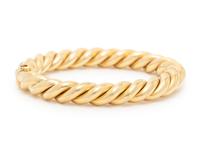 YELLOW GOLD BANGLE BRACELET