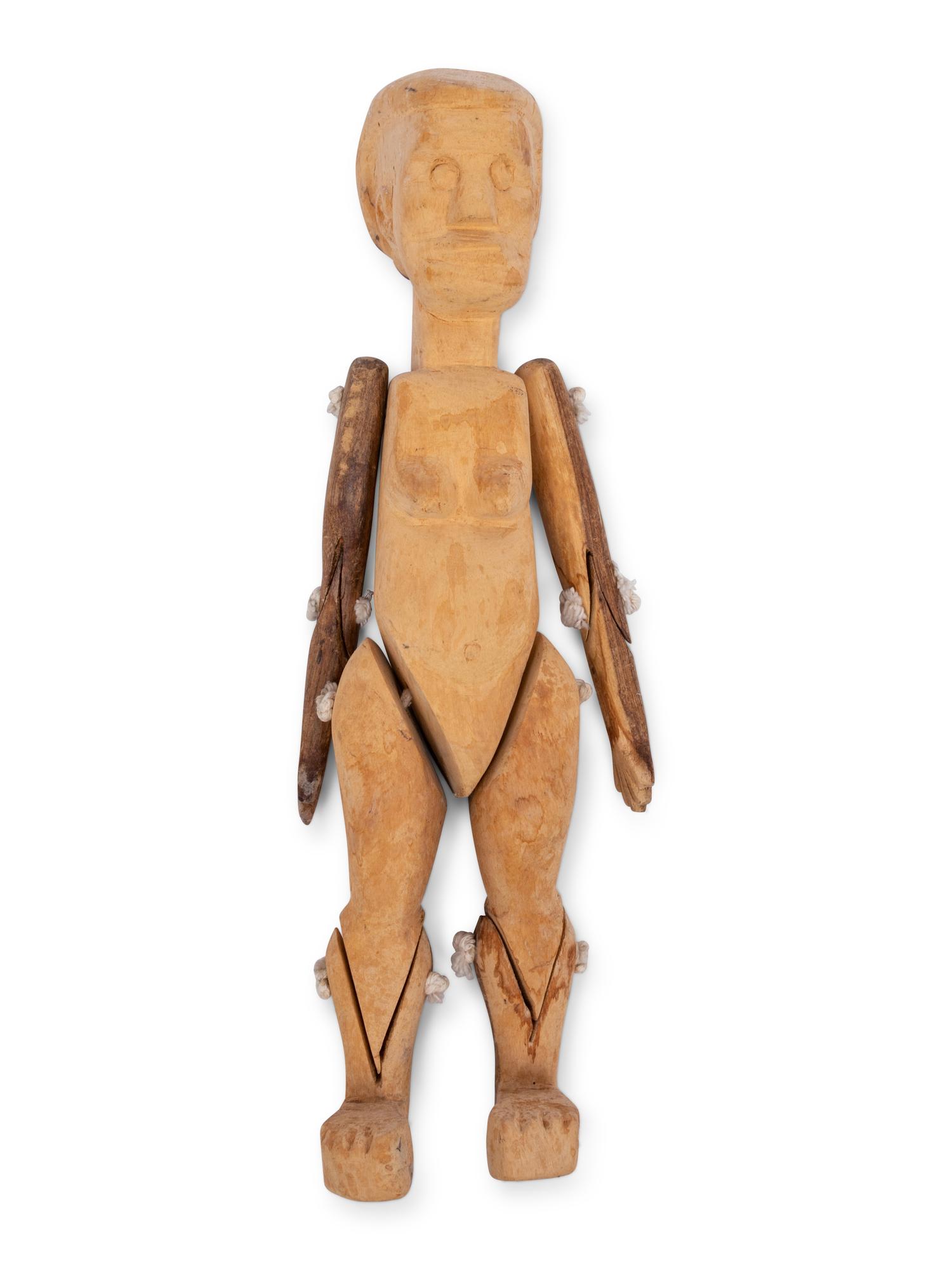 Two Carved Folk Art Figures