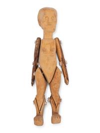 Two Carved Folk Art Figures