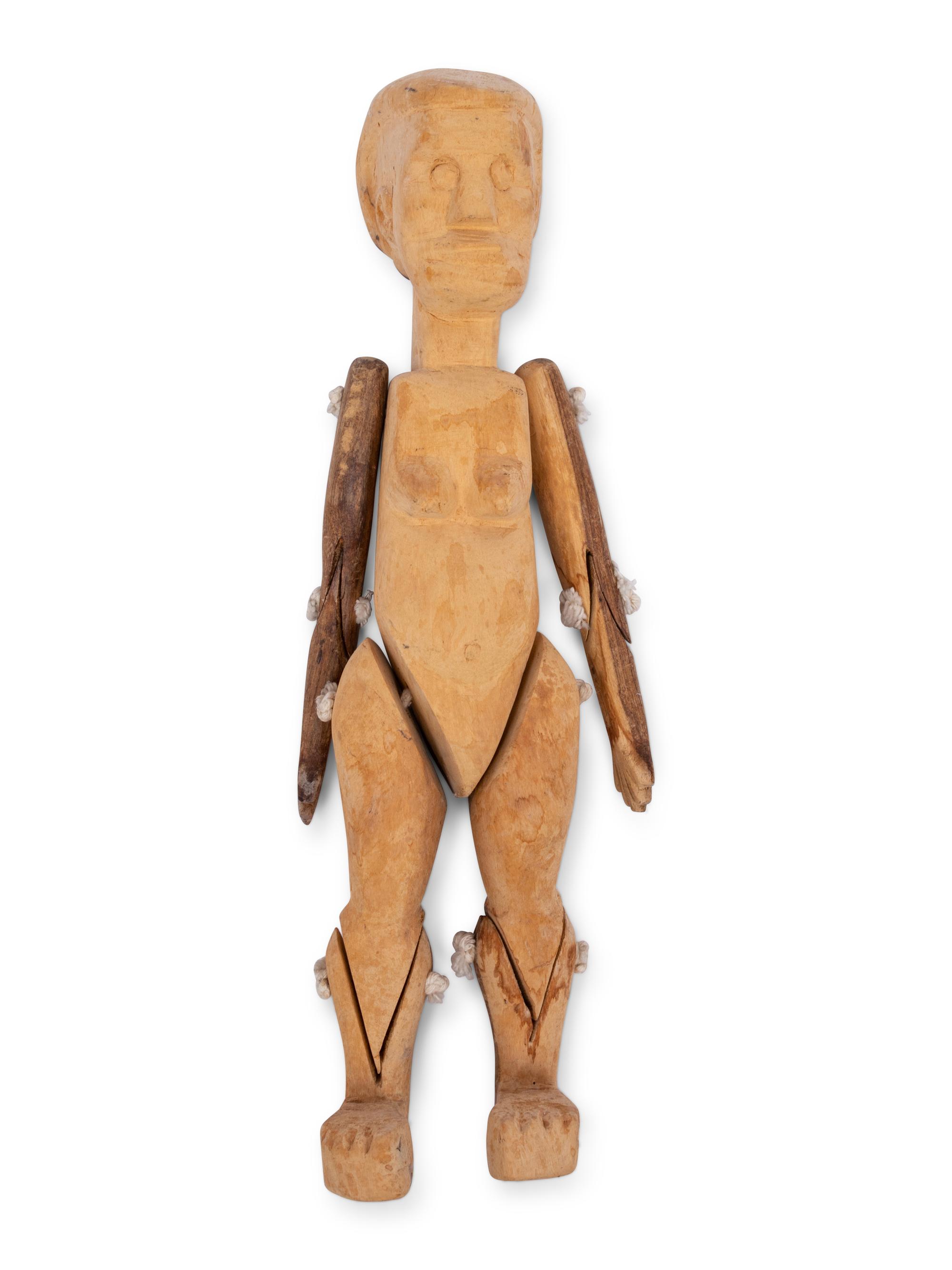 Two Carved Folk Art Figures