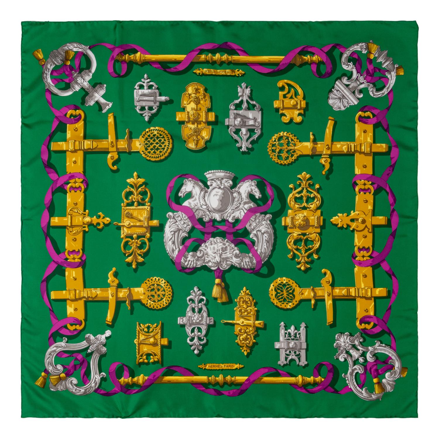 Four Hermès Scarves
