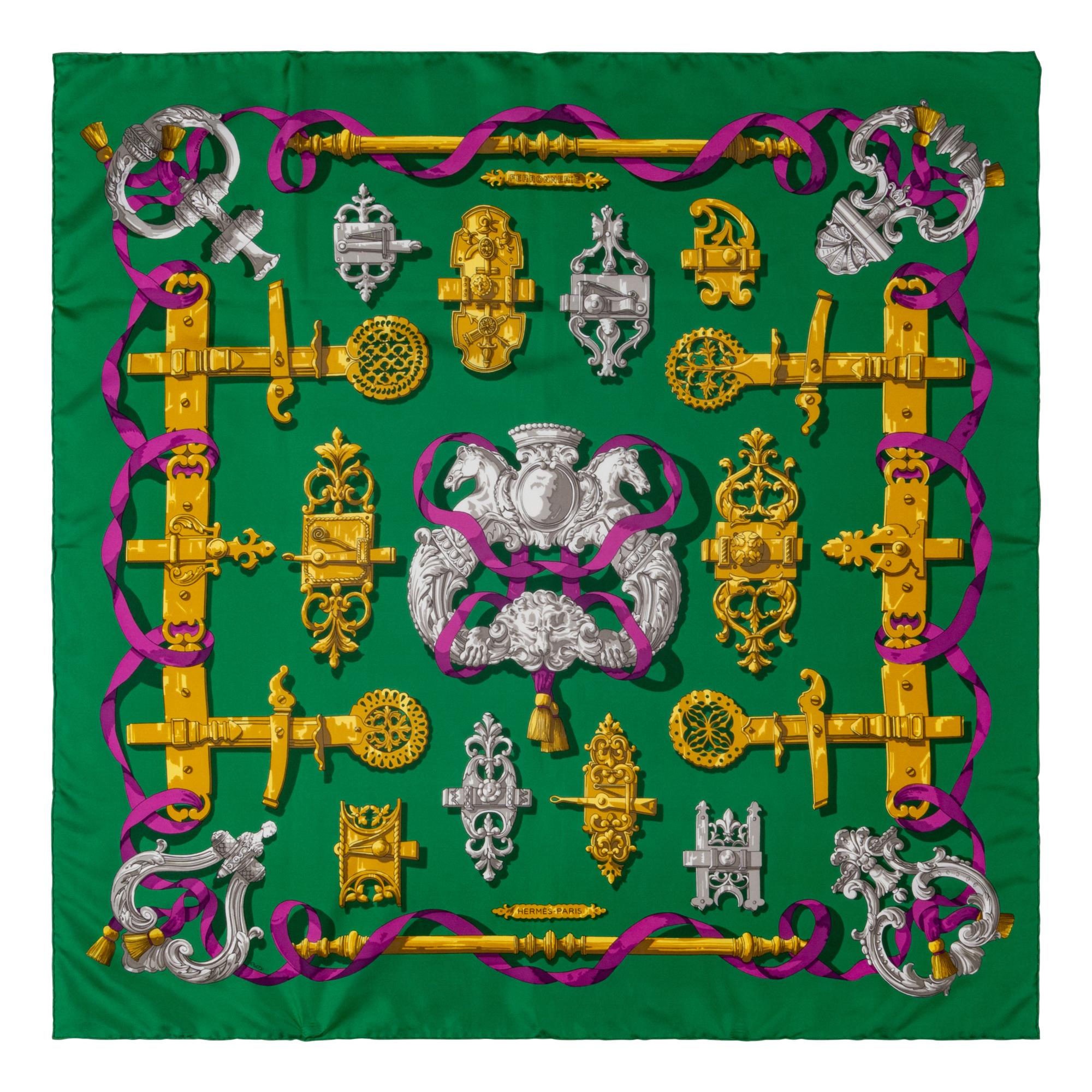 Four Hermès Scarves