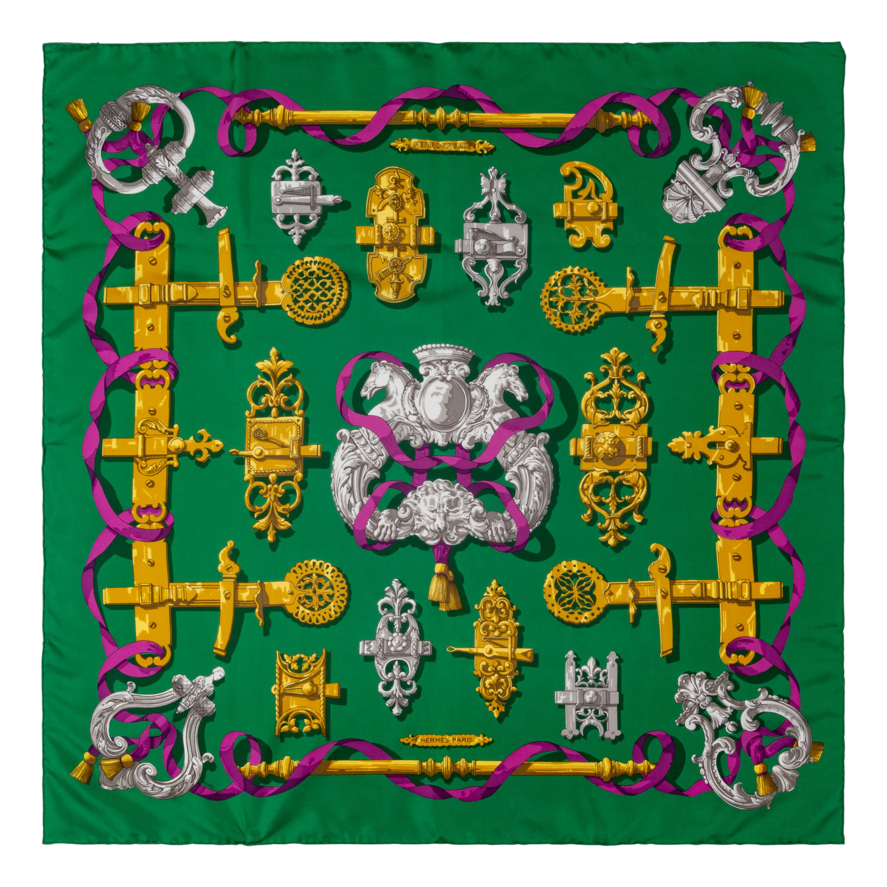 Four Hermès Scarves
