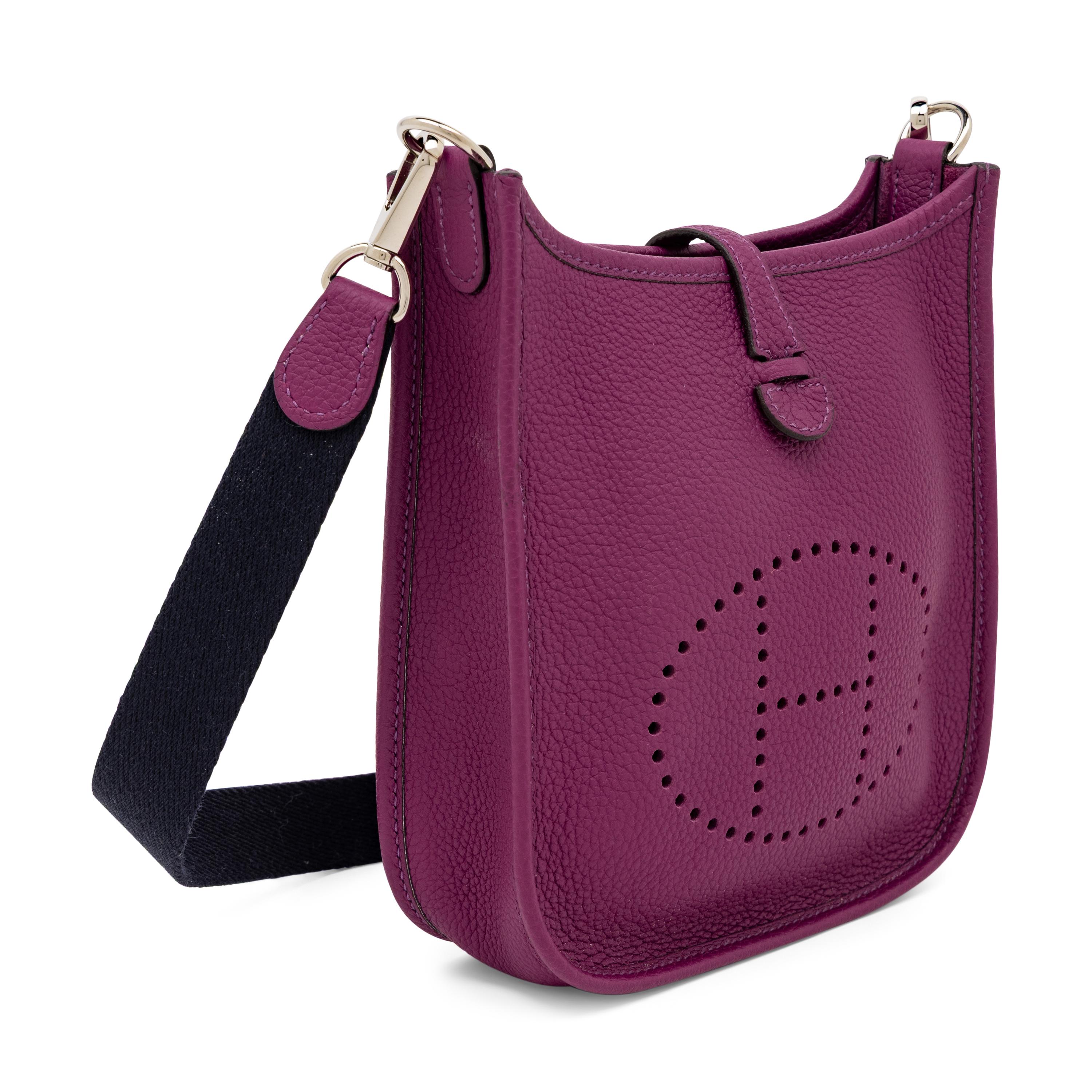 Hermès, Evelyne TPM 16 Bag in Anemone Clemence