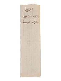 [AFRICAN AMERICANA]. Freedom papers identified to William Henry Shorter, "the son of Maria Shorter, a Free negro woman." Frederick County, Maryland. 14 November 1854.