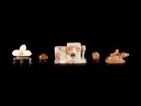 Five Chinese Carved Stone Articles