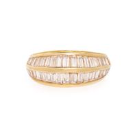 YELLOW GOLD AND DIAMOND RING