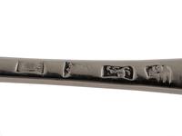 Three Georgian Silver Serving Spoons