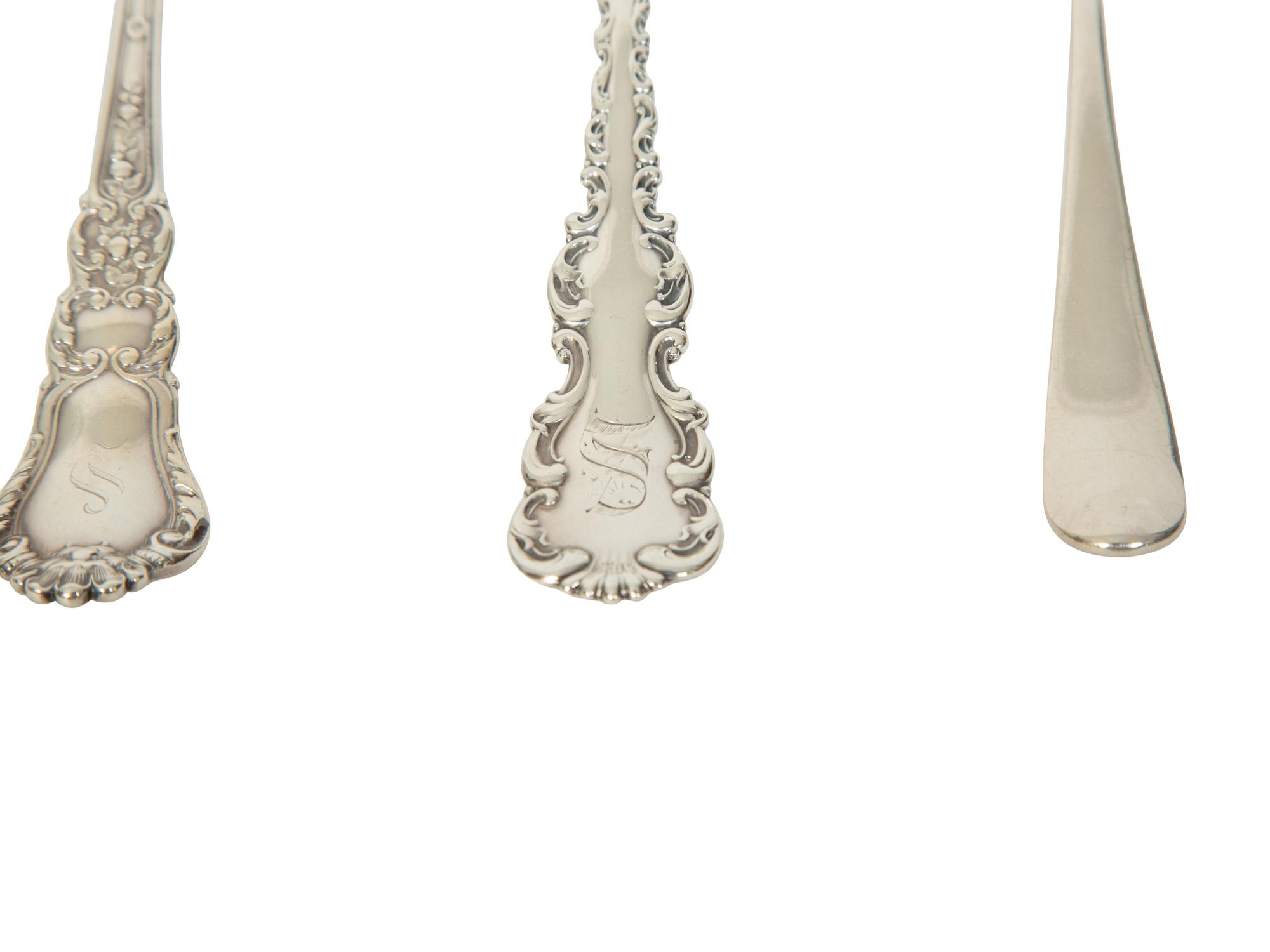 A Group of Miscellaneous American, English, and Continental Silver Flatware — 20TH CENTURY
