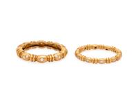 COLLECTION OF YELLOW GOLD AND DIAMOND RINGS