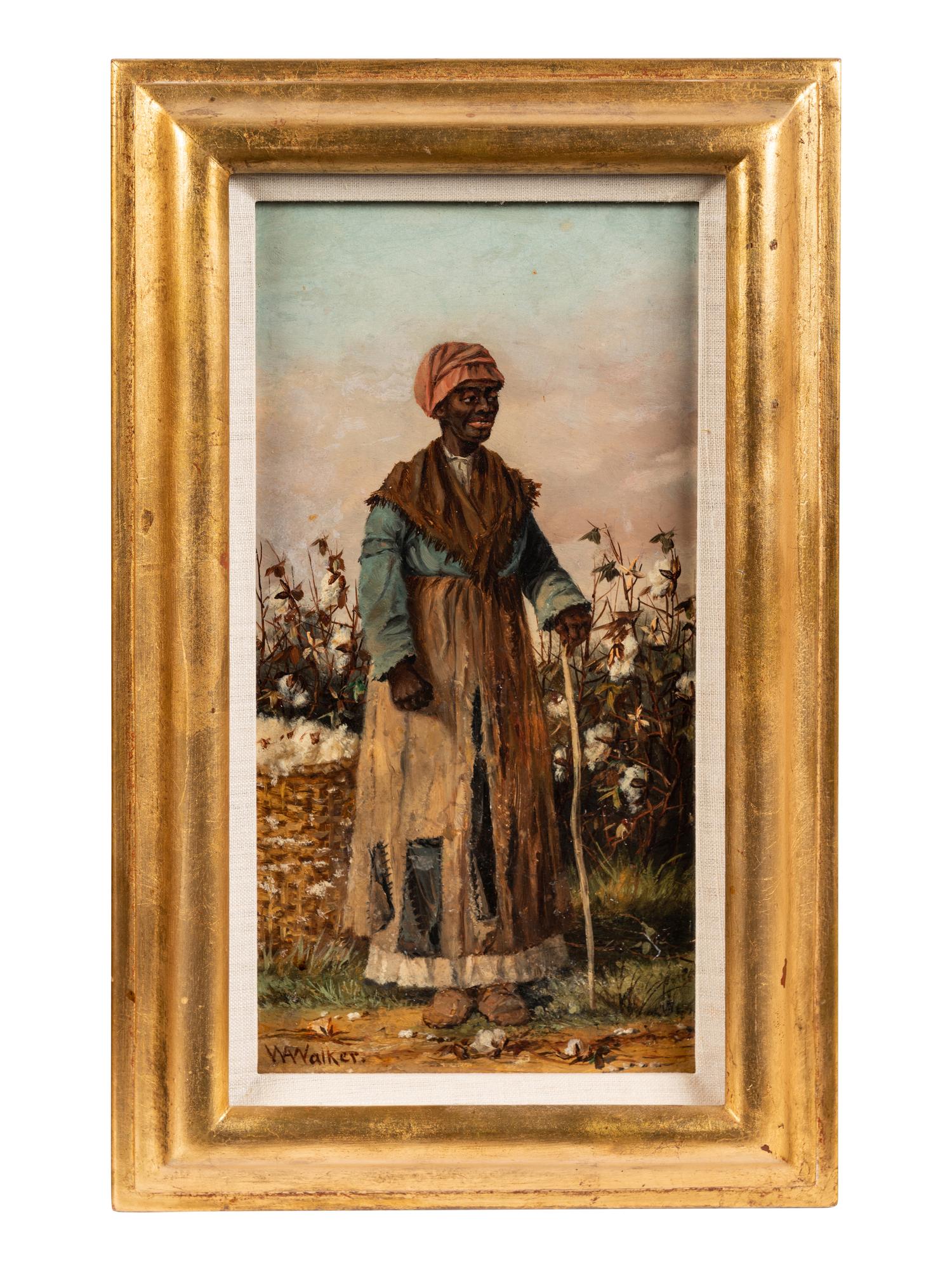 Cotton Pickers, A Man and Woman (a pair of works)