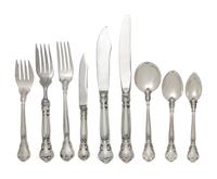 An American Silver Flatware Service