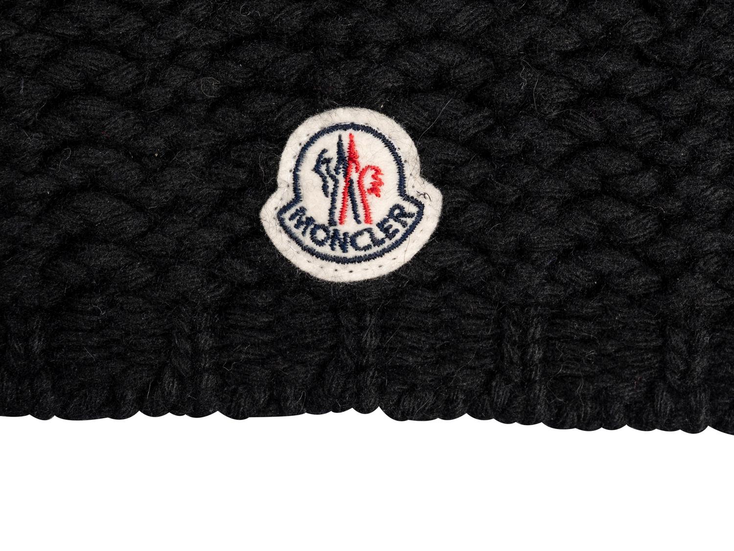 A Collection of Fur-Trimmed Winter Accessories: Moncler Mittens, Moncler Knit Collar, Prada Earmuffs