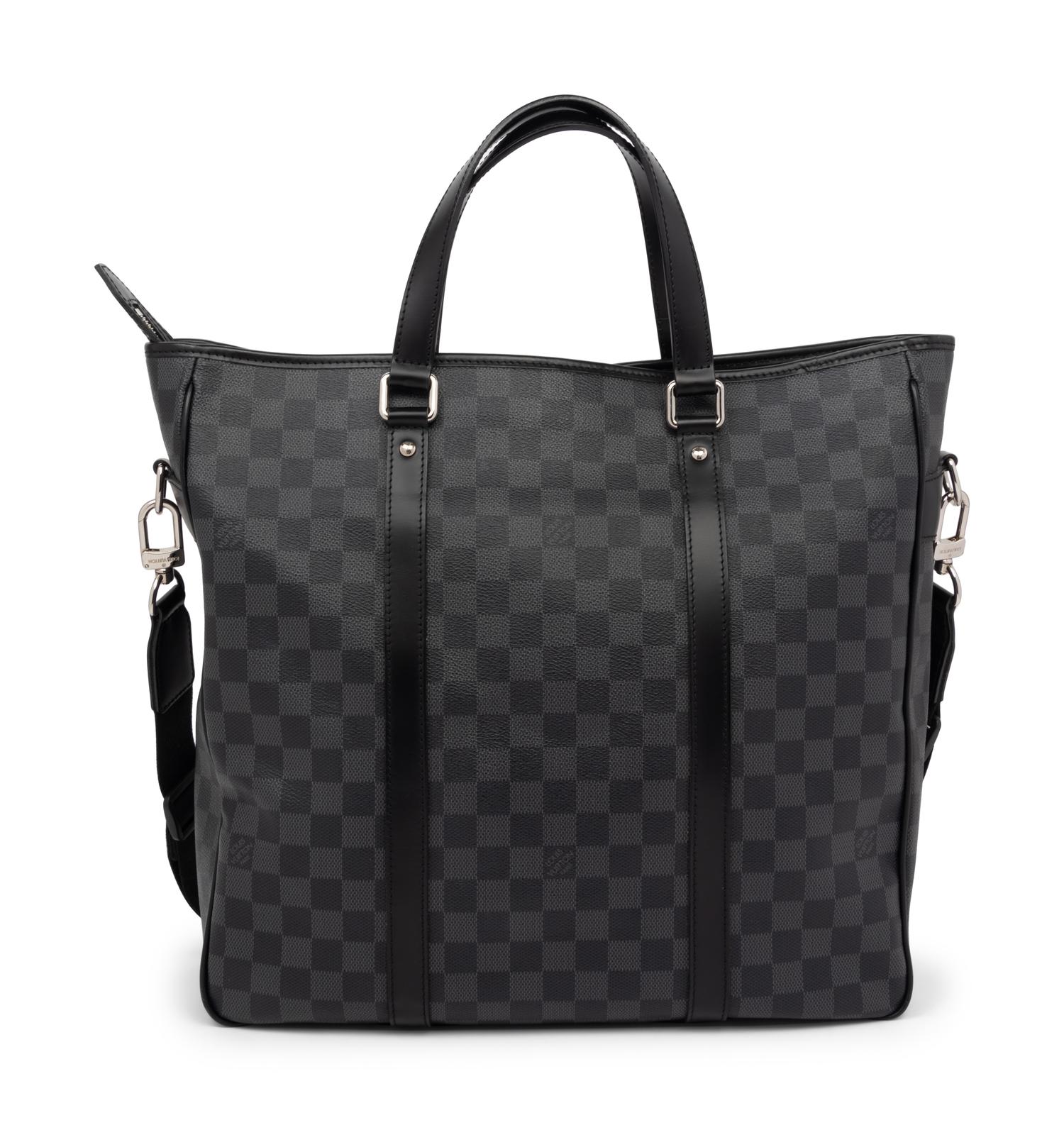 Louis Vuitton Tadao Handbag Damier Graphite MM, 2008