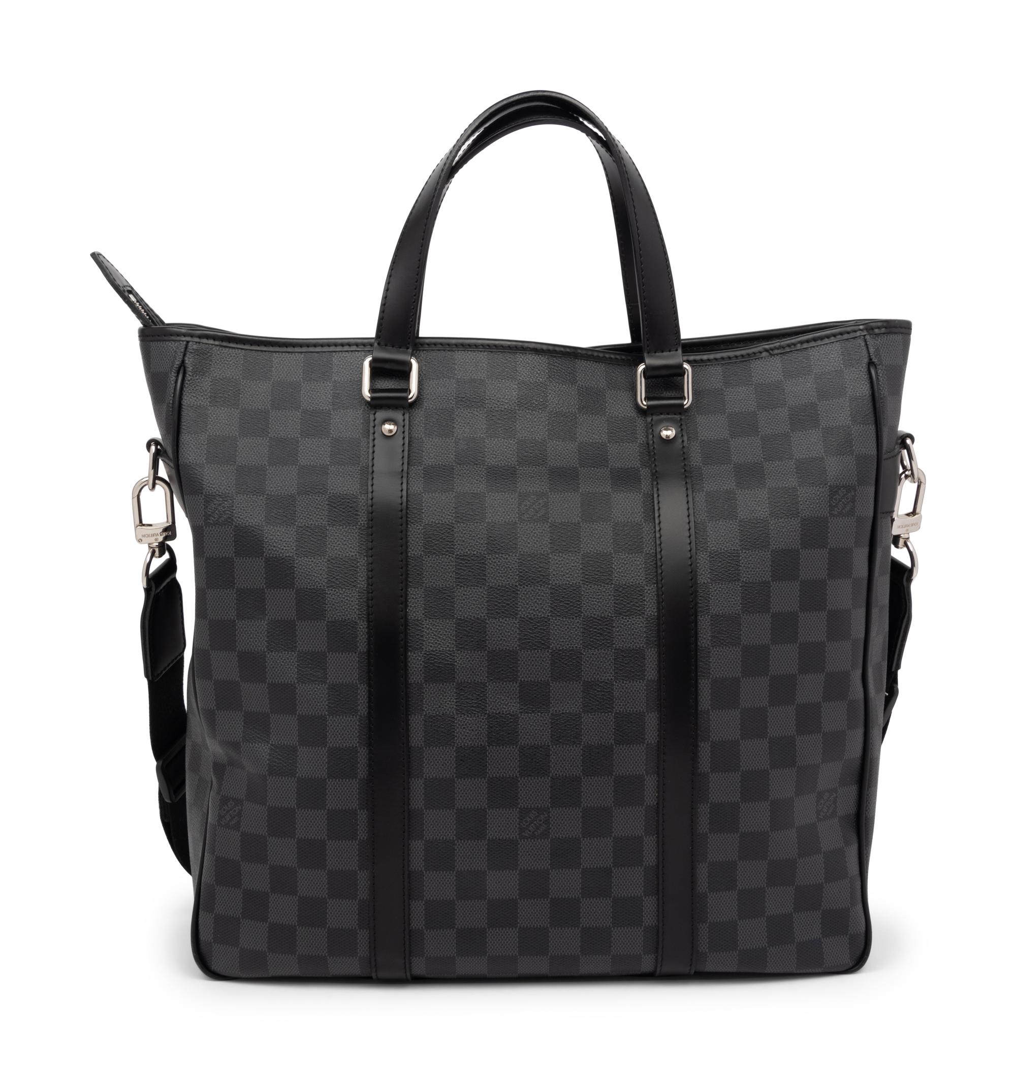 Louis Vuitton Tadao Handbag Damier Graphite MM, 2008