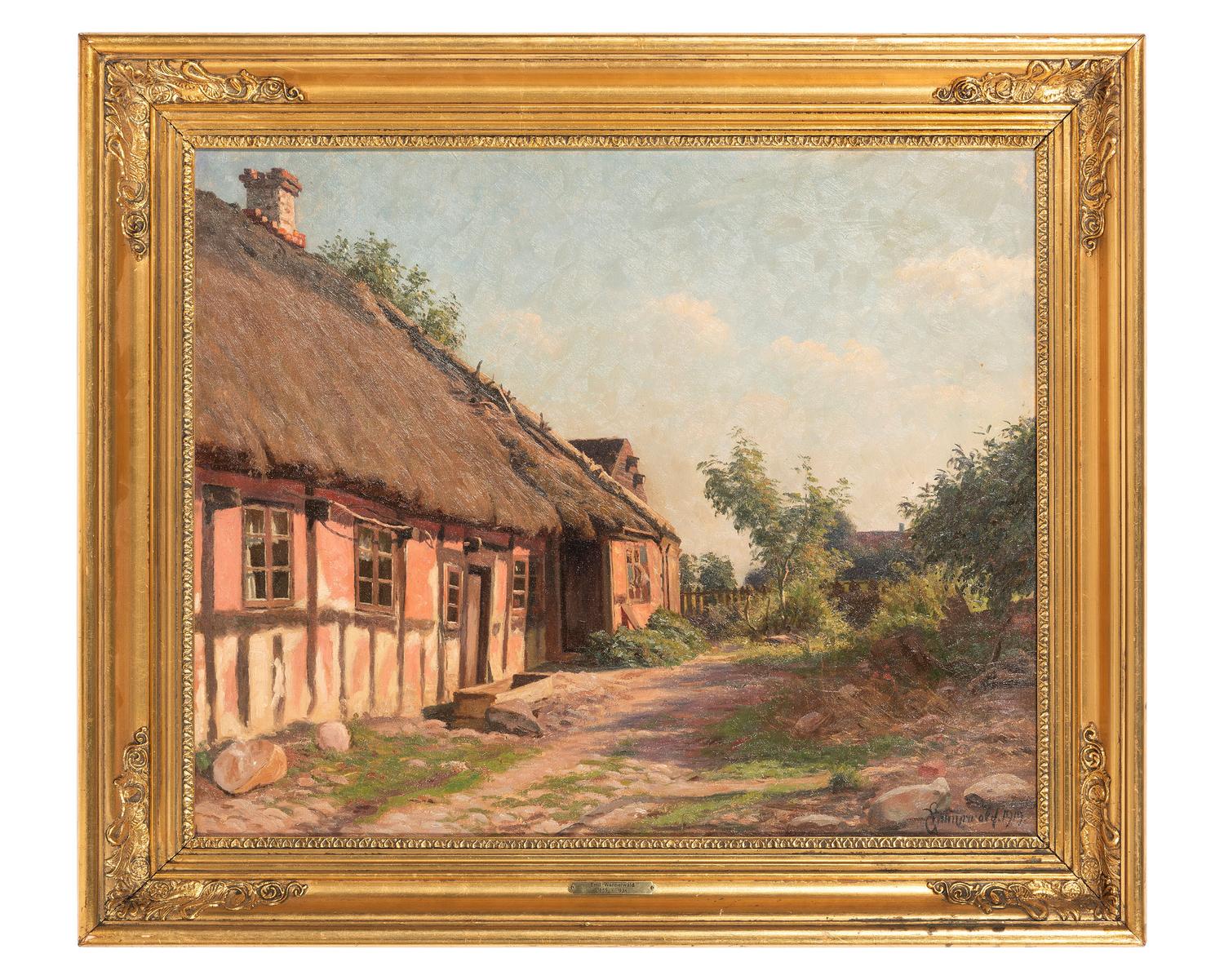 Two Danish Village Scenes