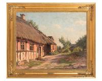 Two Danish Village Scenes