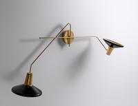 Two-Armed Articulated Wall Lamp