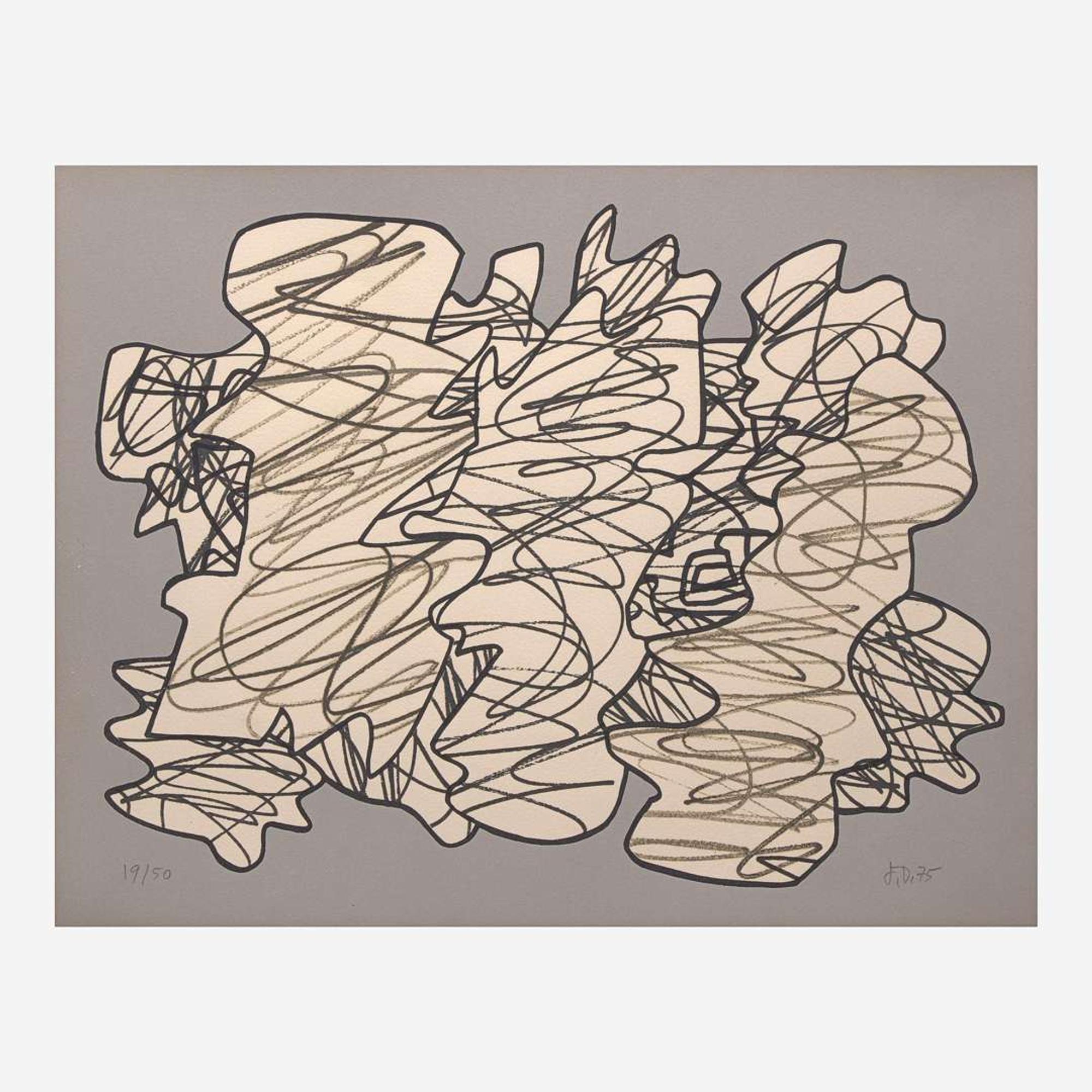 Jean Dubuffet (French, 1901-1985) Récit