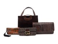 Four Designer Bags: Dofan, Fendi, Raphael Sanchez, Carlos Falchi, 1980-2000s
