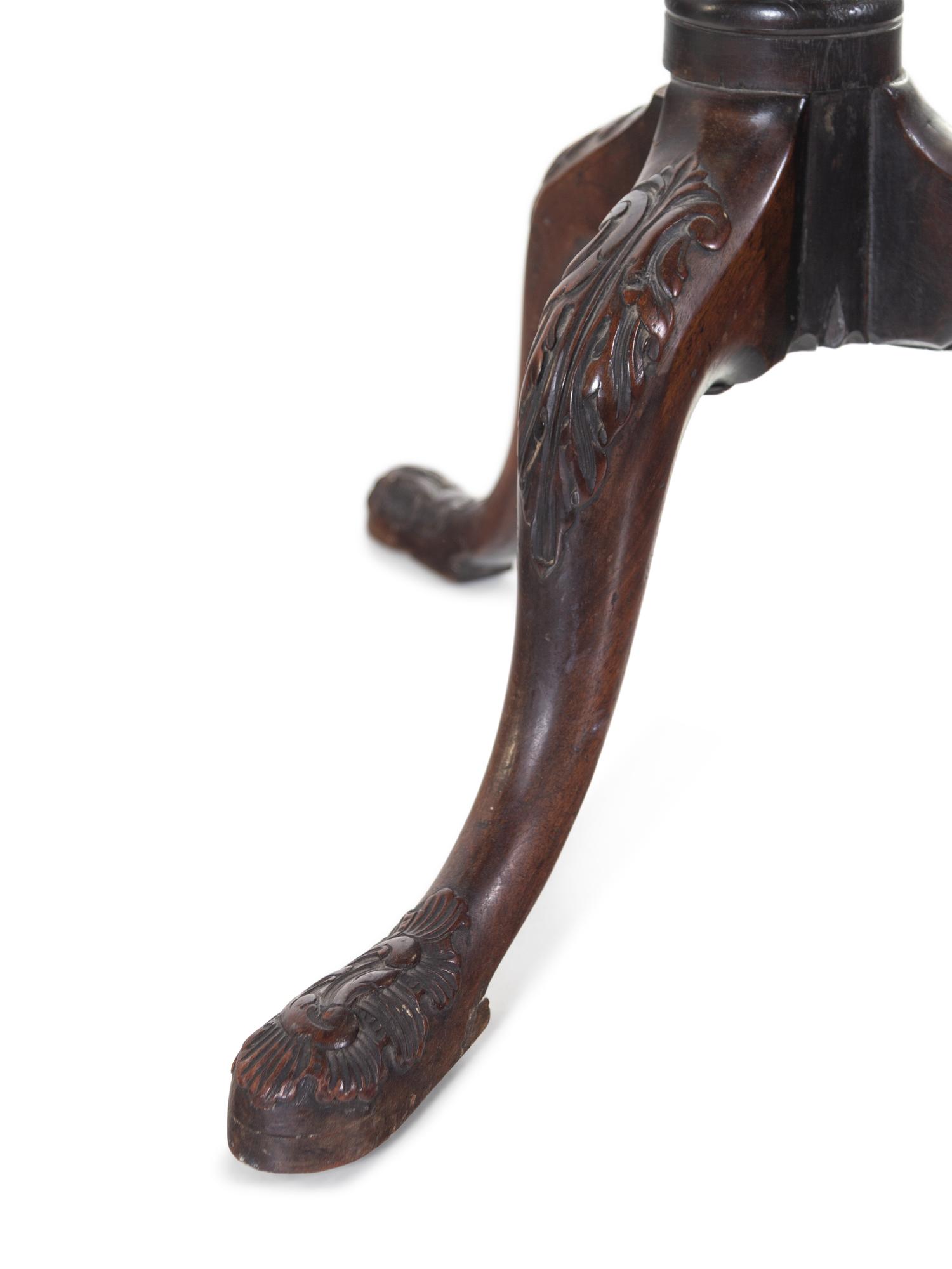 A George III Mahogany Tilt-Top Tea Table