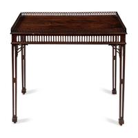A George III Style Mahogany Silver Table