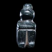 A Mezcala Jade Seated Figure