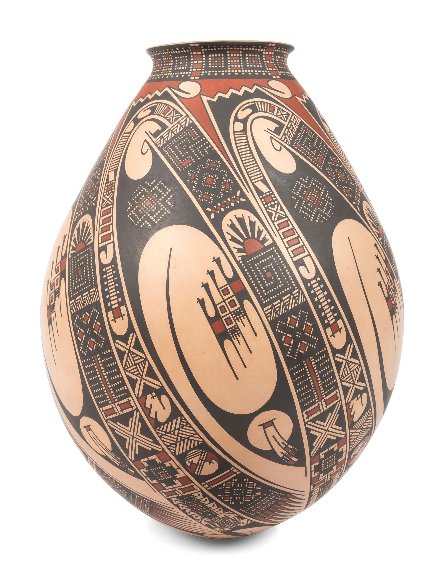 Polychrome Pottery Jar