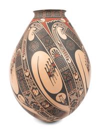 Polychrome Pottery Jar