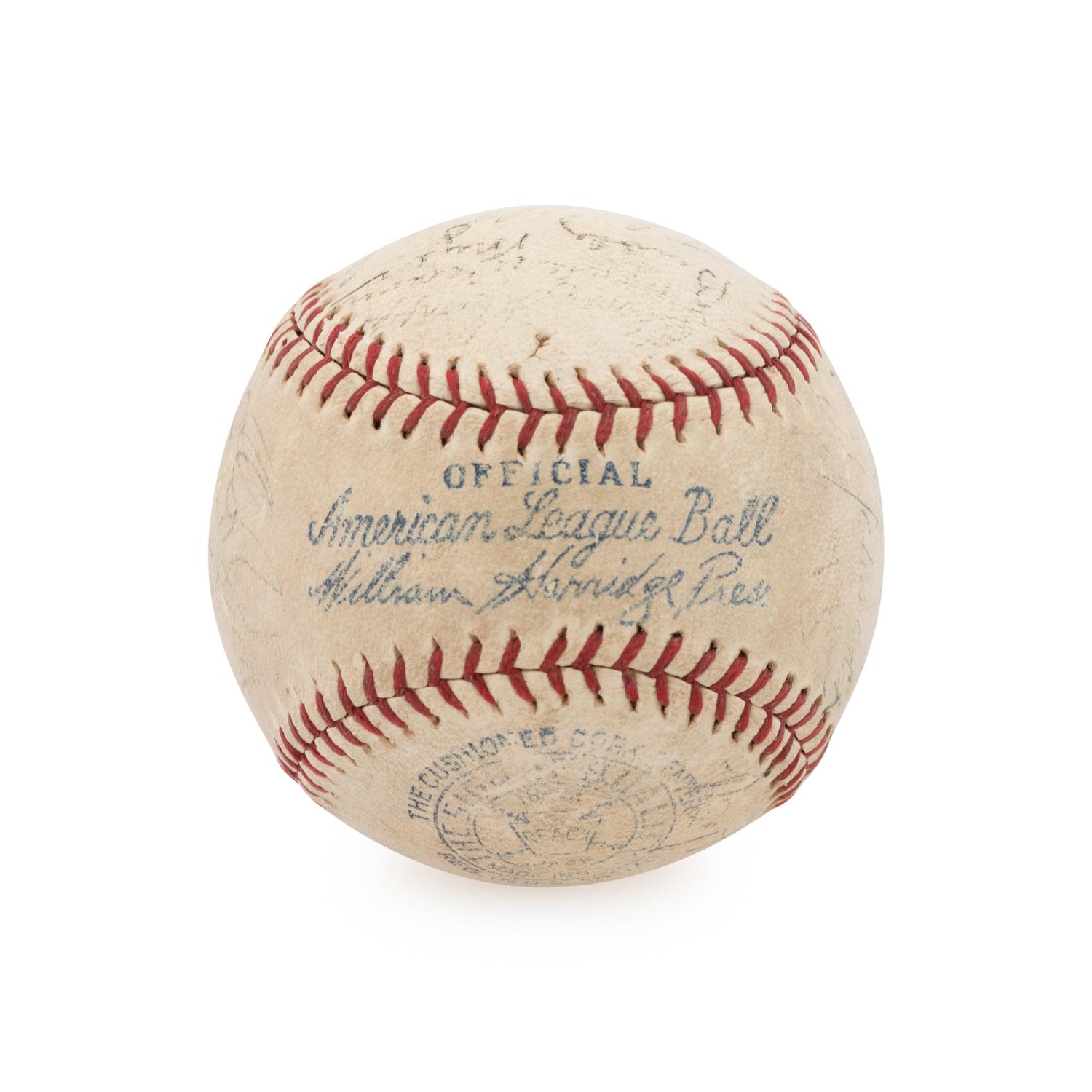 A 1934 Washington Senators Team Signed Autograph Baseball (Beckett Authentication Services)