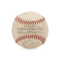 A 1934 Washington Senators Team Signed Autograph Baseball (Beckett Authentication Services)