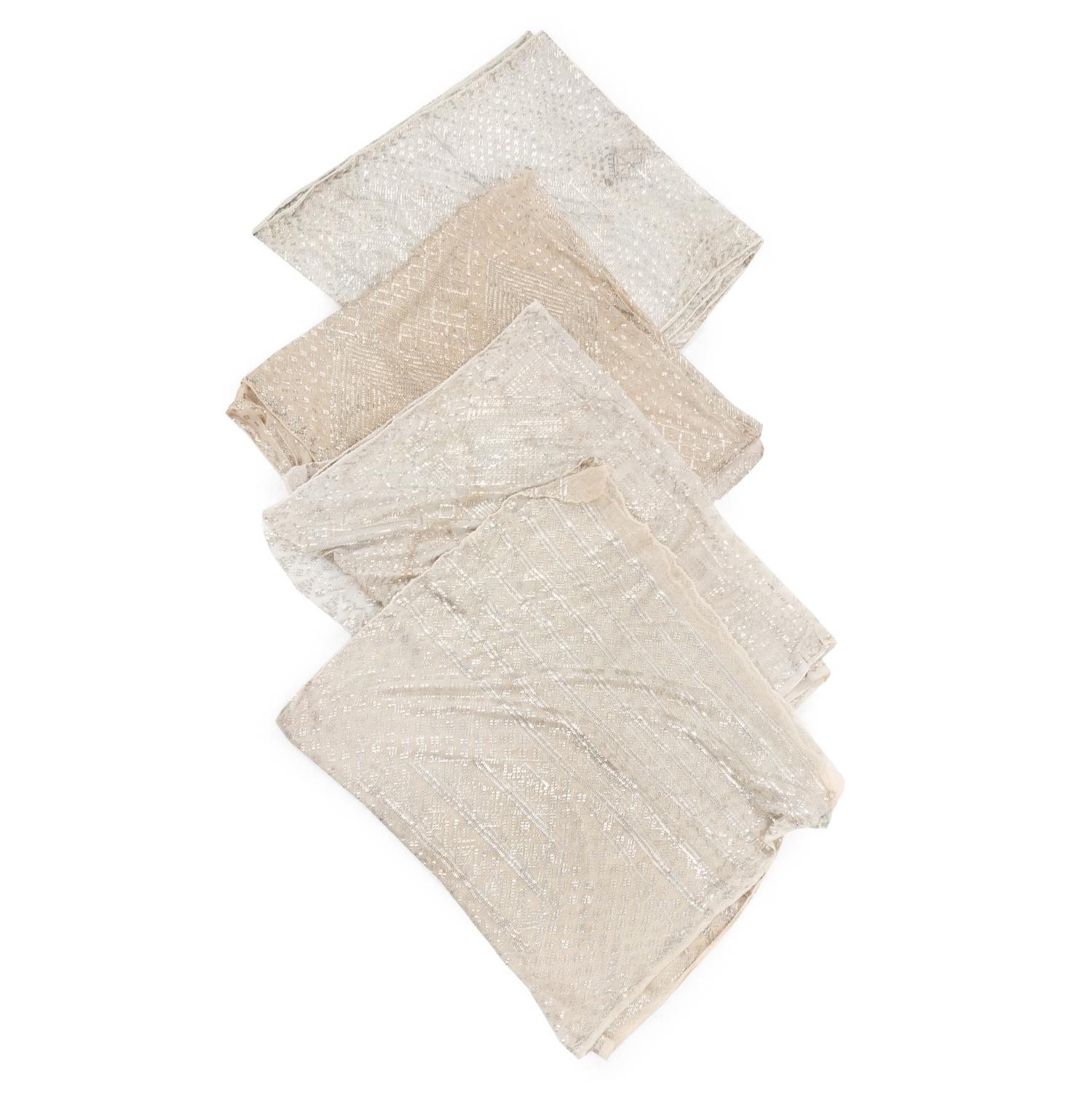 Four Egyptian Assuit Shawls