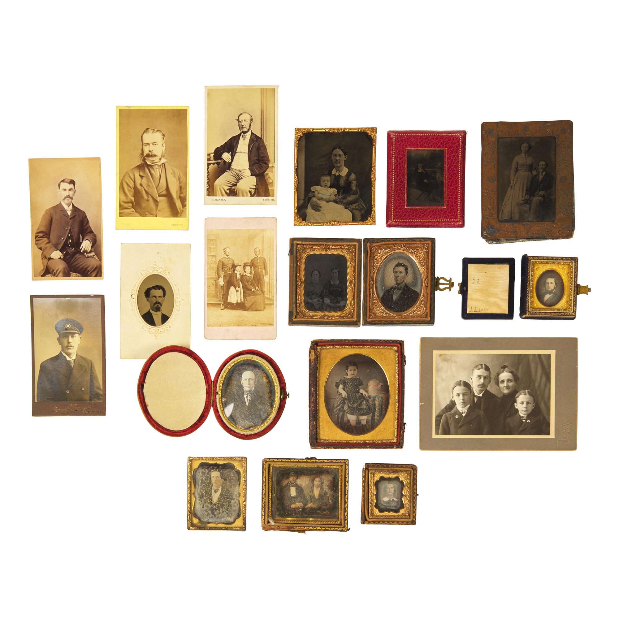 [Early Photography] Group of 56 Assorted Miscellaneous Photographs