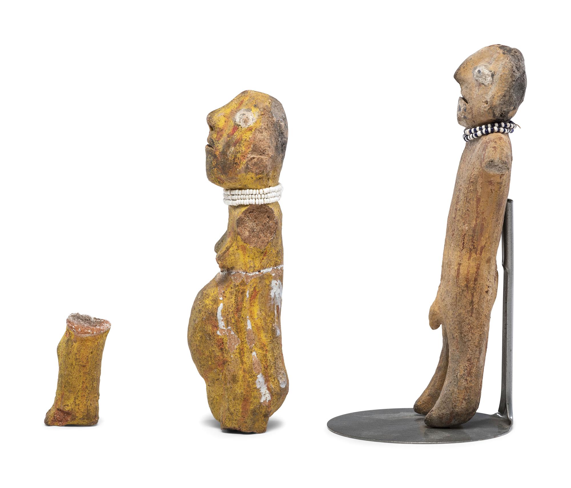 Yuma Male and Mojave Female Figures
