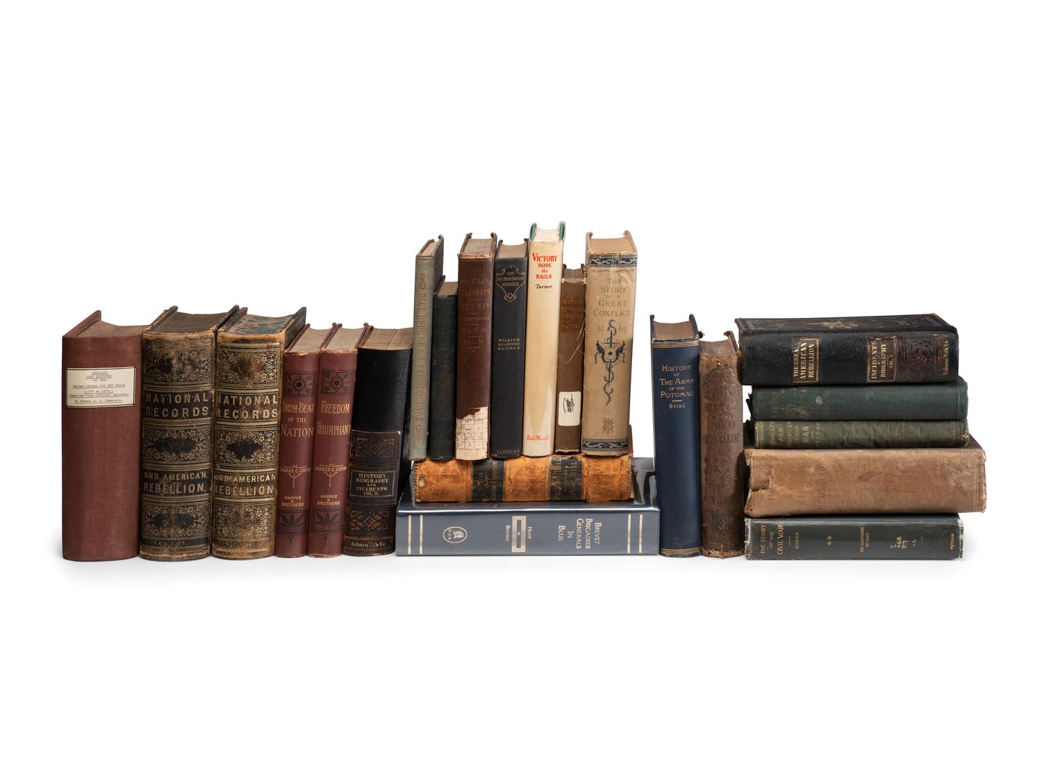 [CIVIL WAR - BOOKS]. A group of period Civil War histories, comprising:
