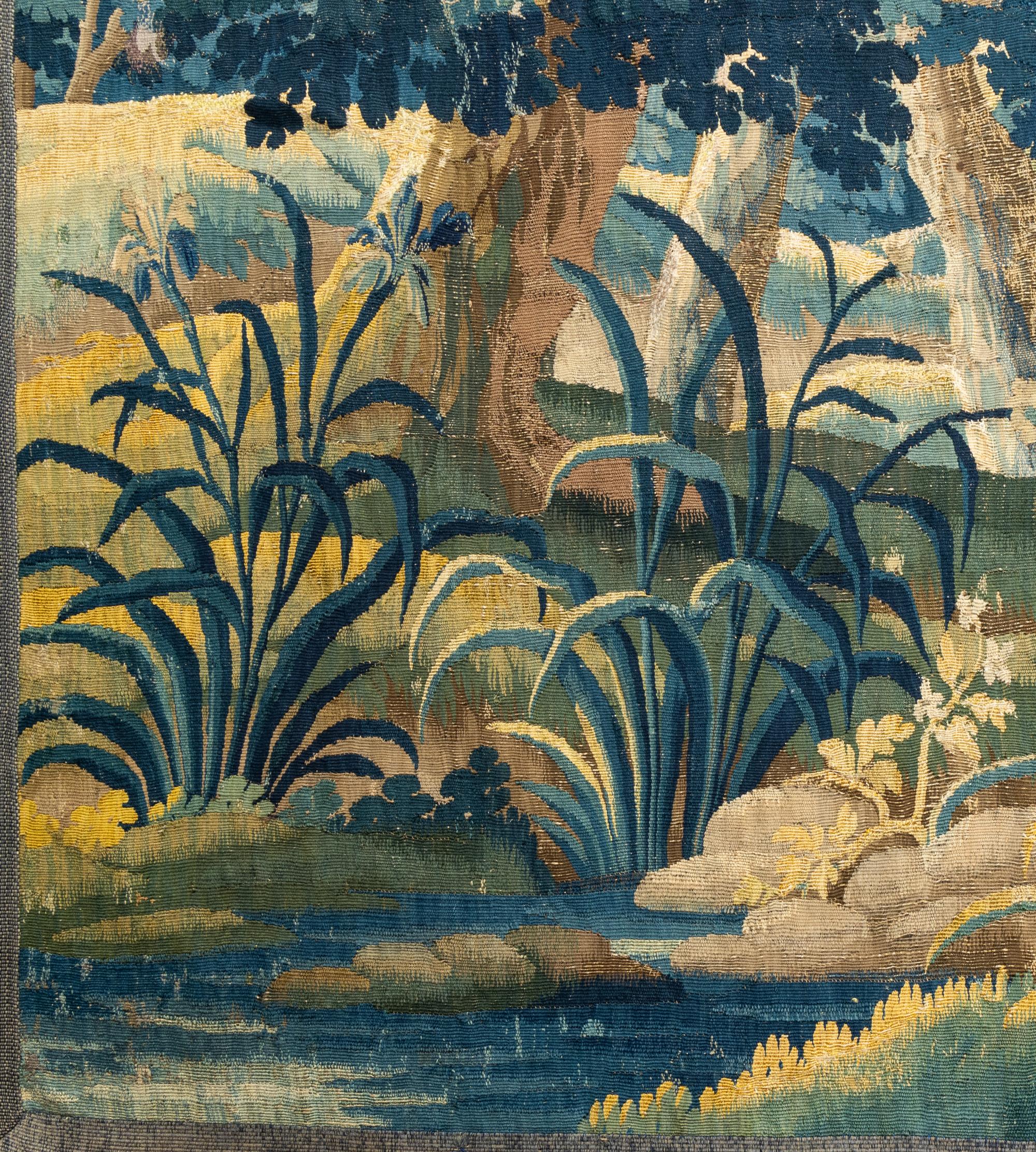 A Flemish Wool Verdure Tapestry