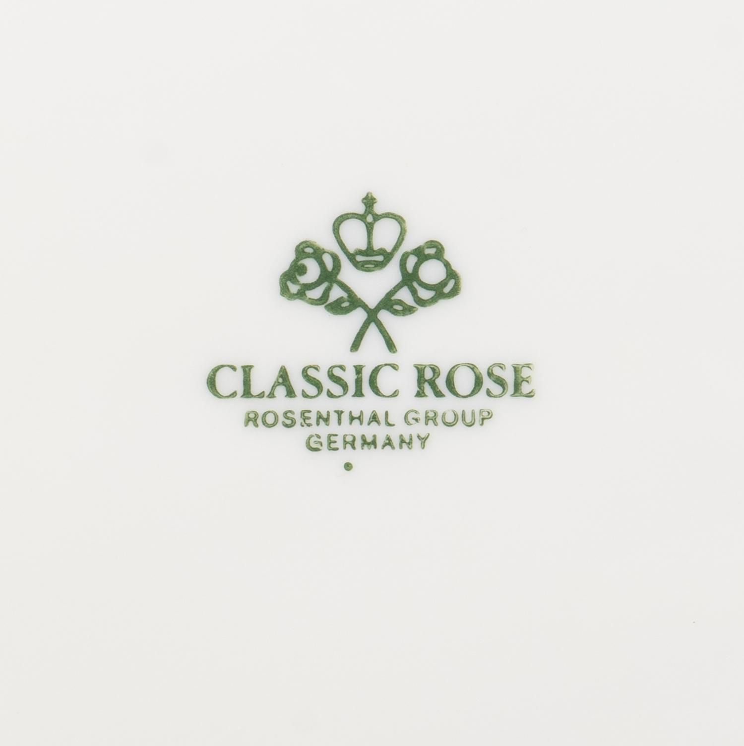 A Rosenthal Porcelain Part Dinner Service — CLASSIC ROSE PATTERN