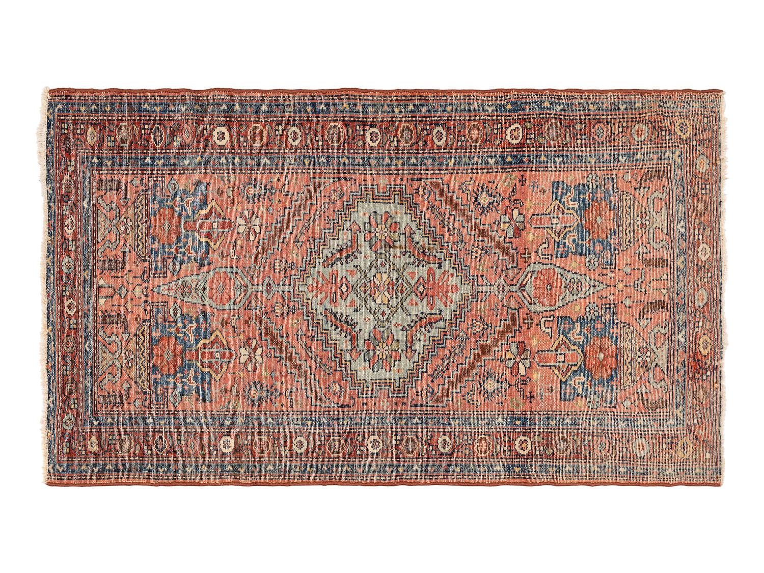 Two Persian Wool Area Rugs