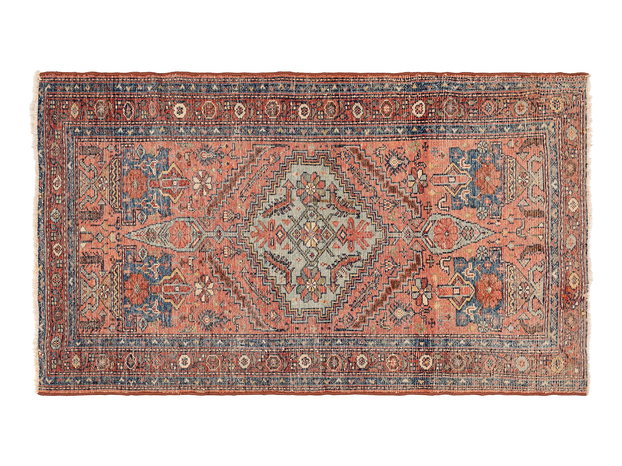 Two Persian Wool Area Rugs