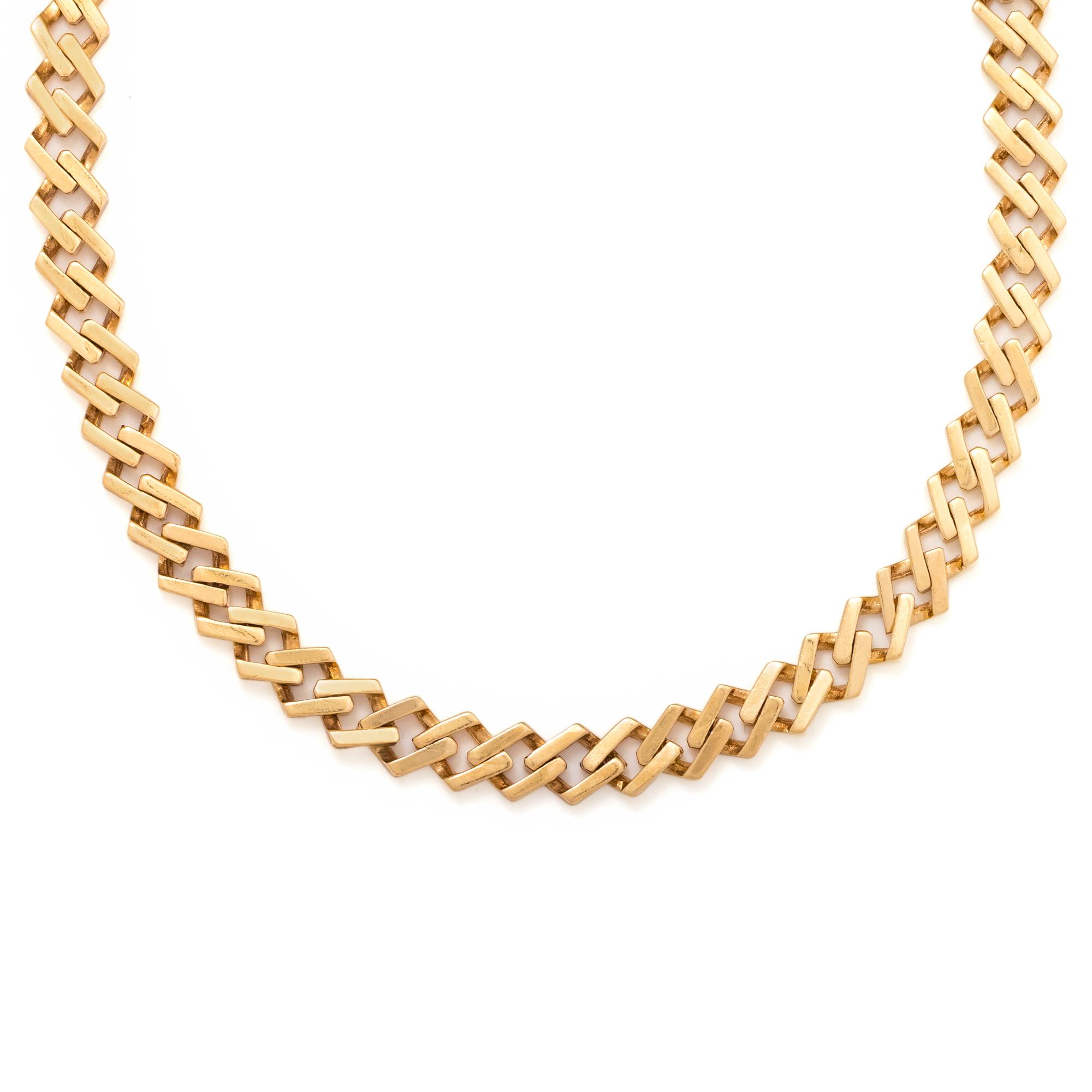 YELLOW GOLD NECKLACE