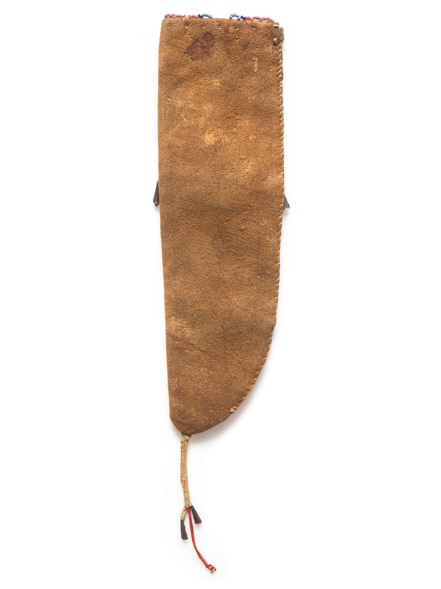Fort Berthold Quilled Hide Knife Sheath