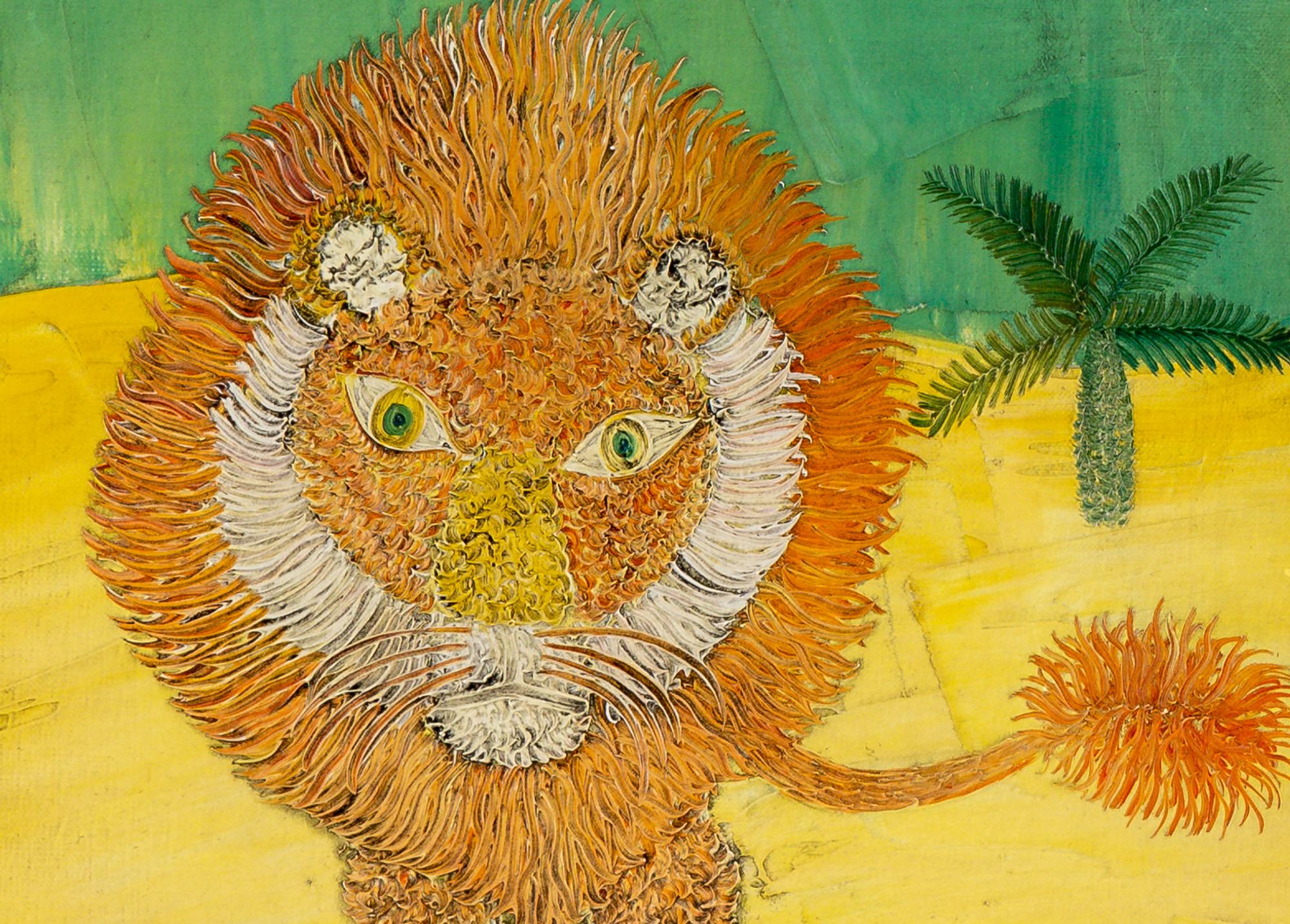 Lion in Yellow