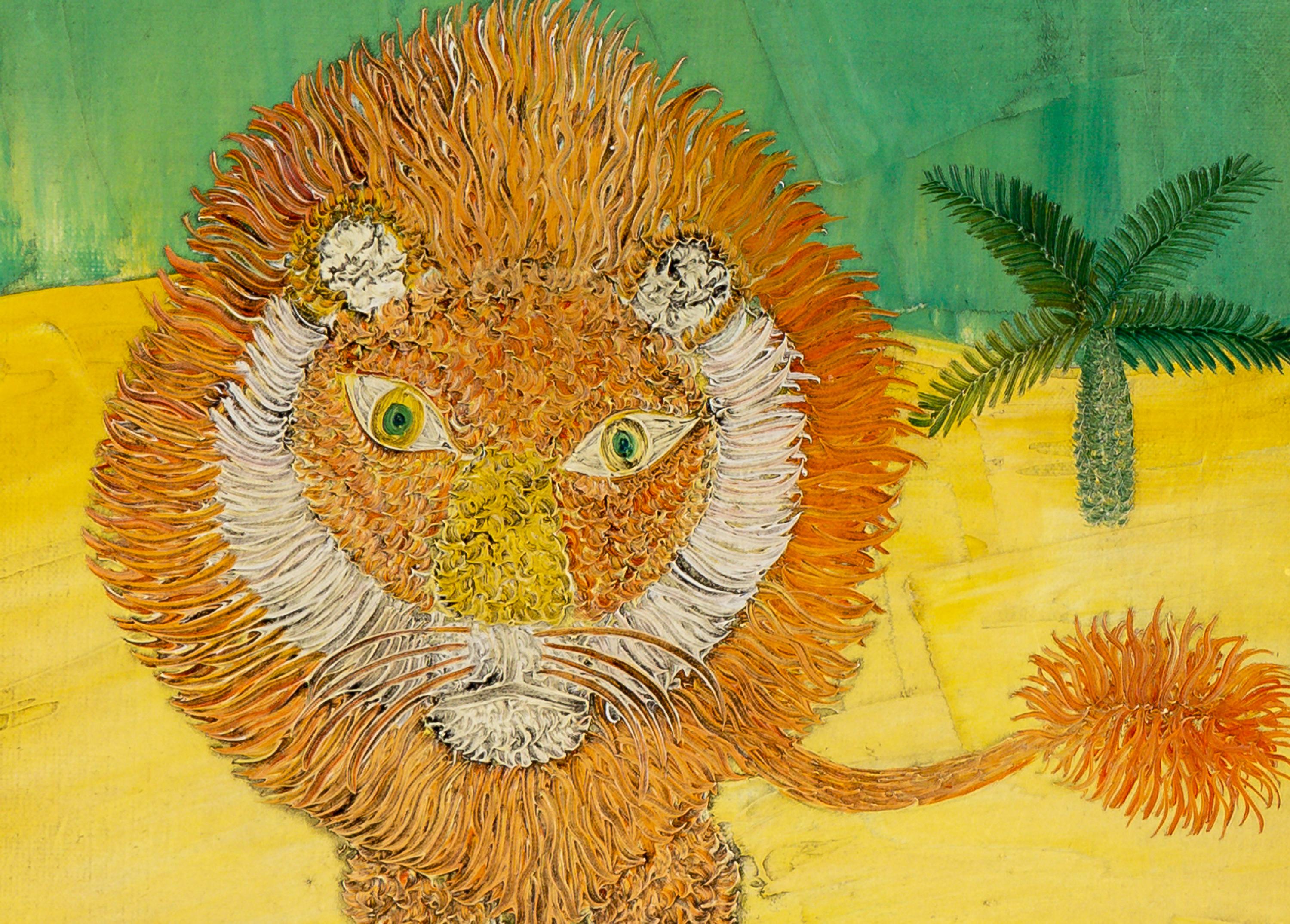 Lion in Yellow