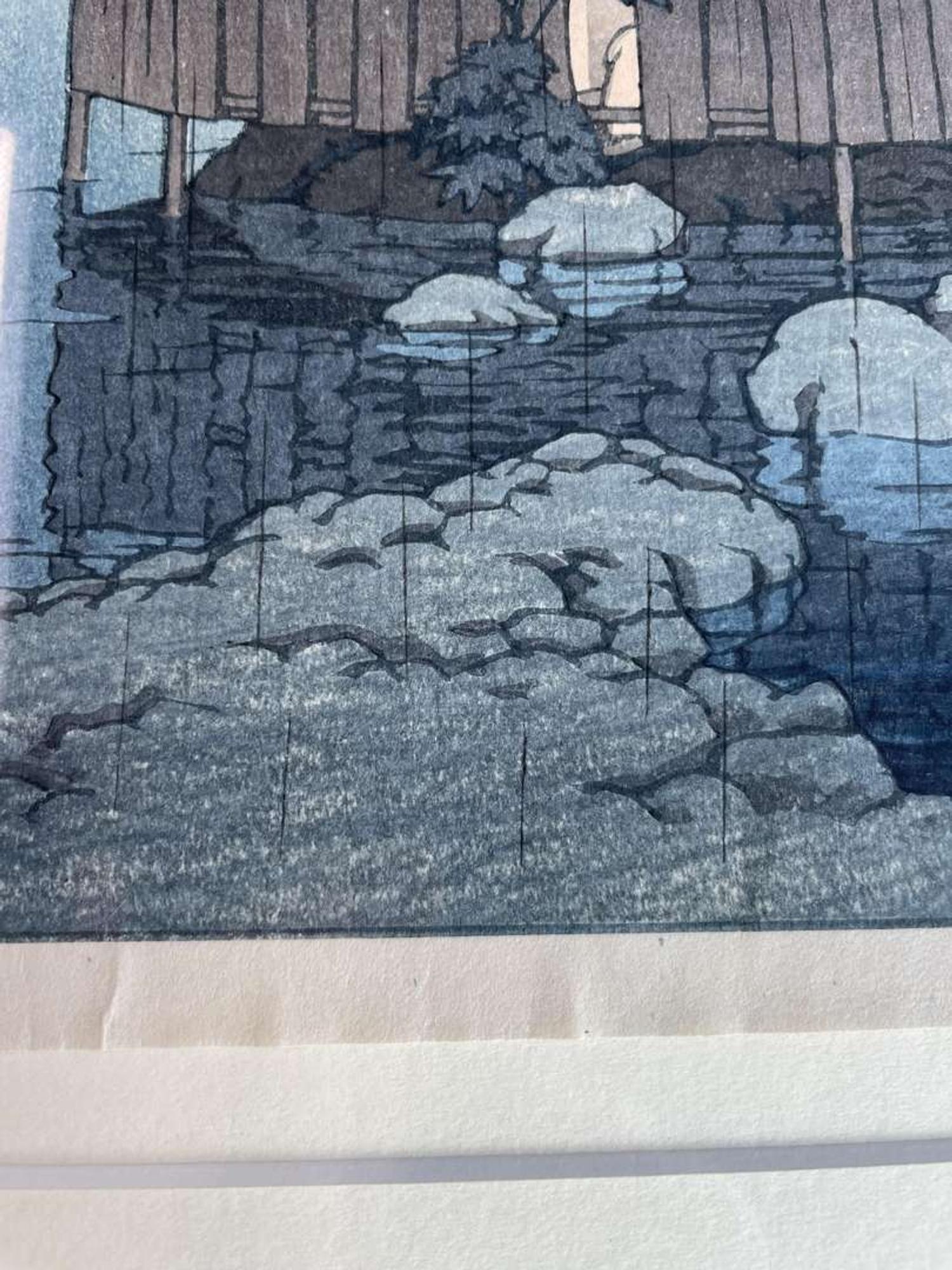 Kawase Hasui 川瀬巴水 浮世绘一幅 (Japanese b.1883-d.1957)