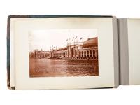 [WORLD'S FAIR]. GOLSEN, Ralph J., photographer. Photo album and souvenir map for the 1893 Chicago World's Columbian Exposition.